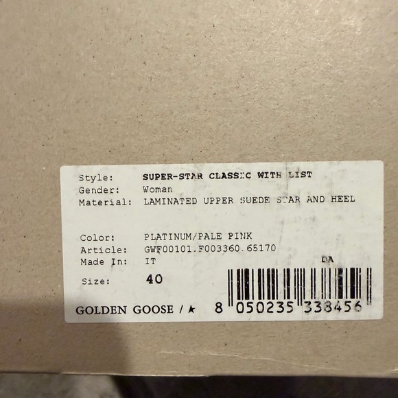 Golden Goose Gold and Pink Star Sneakers - Picture 10 of 14